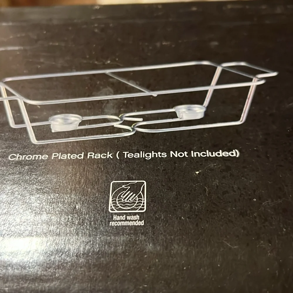 NEW BOXED TWO SECTION RECTANGULAR BUFFET SERVER ! - Picture 6 of 8